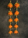 String of Pillow Kites with Bell & Gota Kinari (Set of 2)