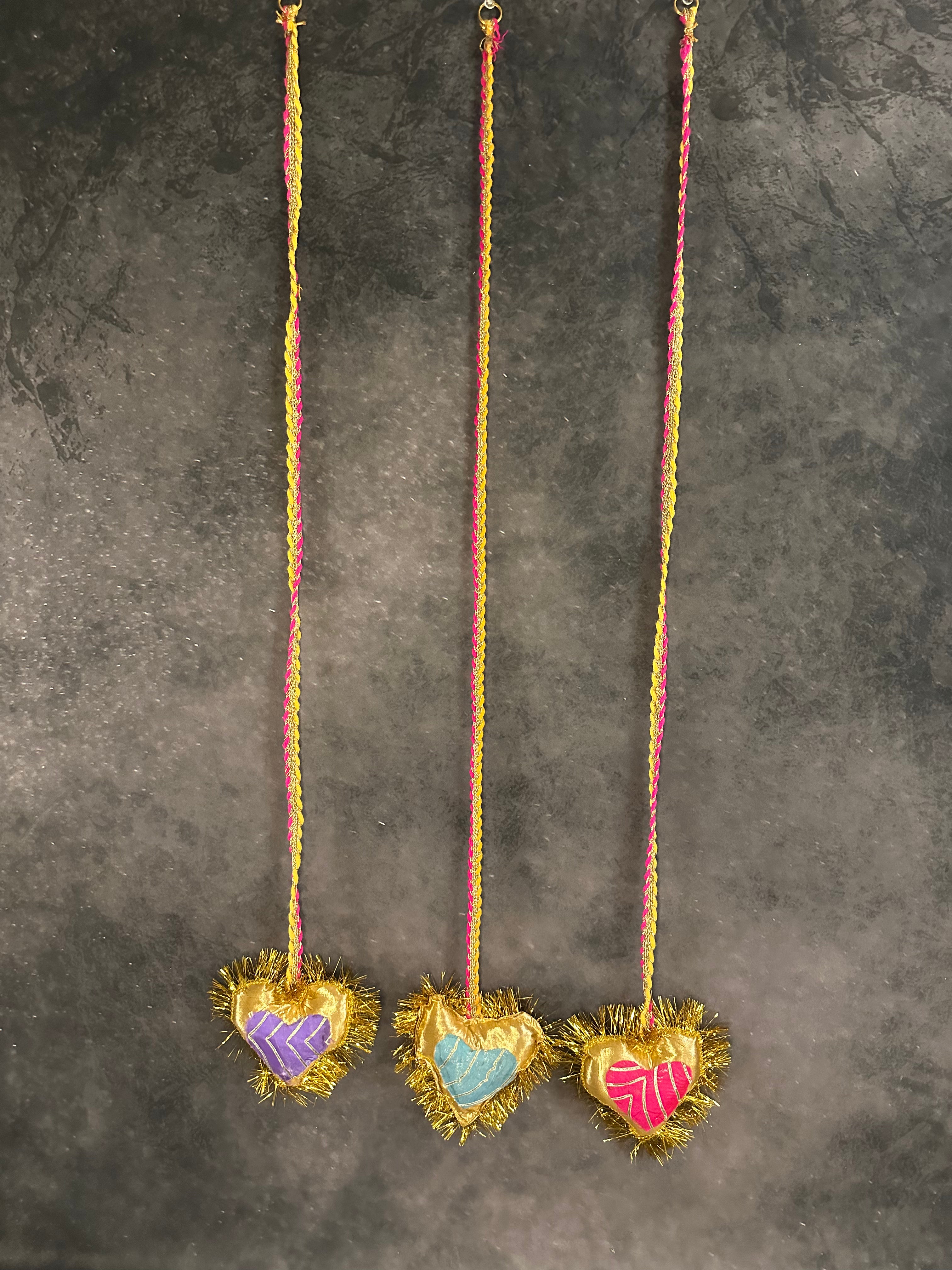 Frill Heart Dangler