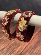 Gota Patti Colorful Bangle Pack of 2