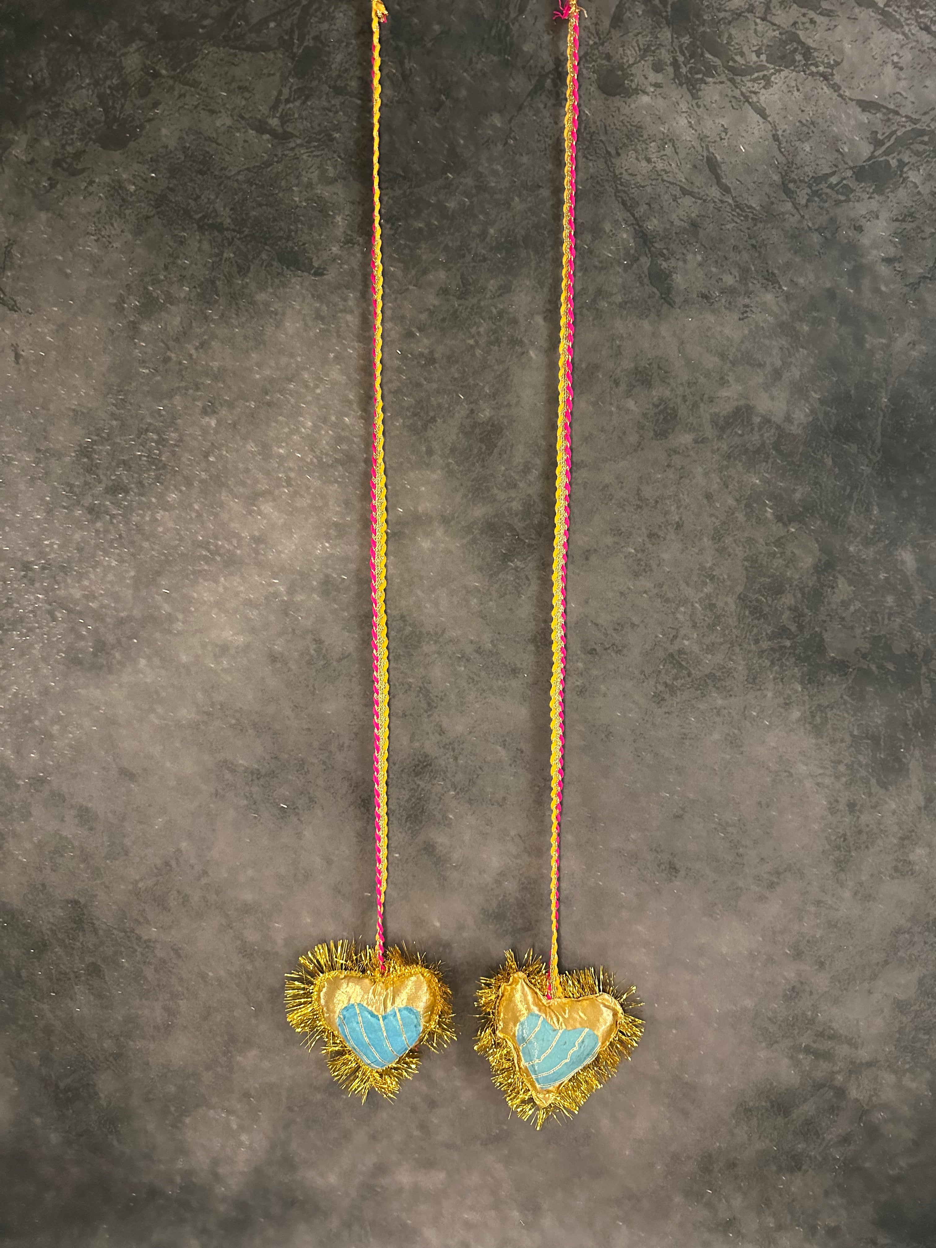 Frill Heart Dangler