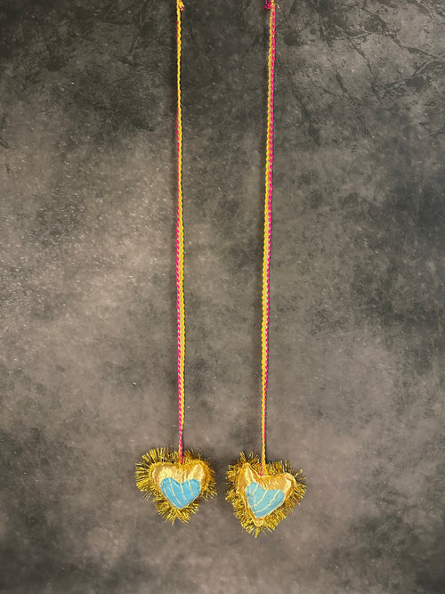 Frill Heart Dangler