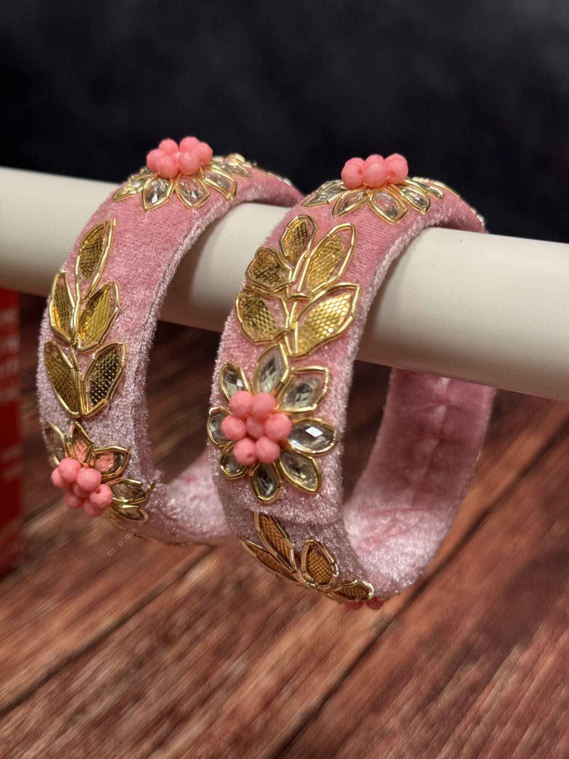 Gota Patti Colorful Bangle Pack of 2