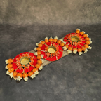 Triple Circle Beaded Tea Light Holder