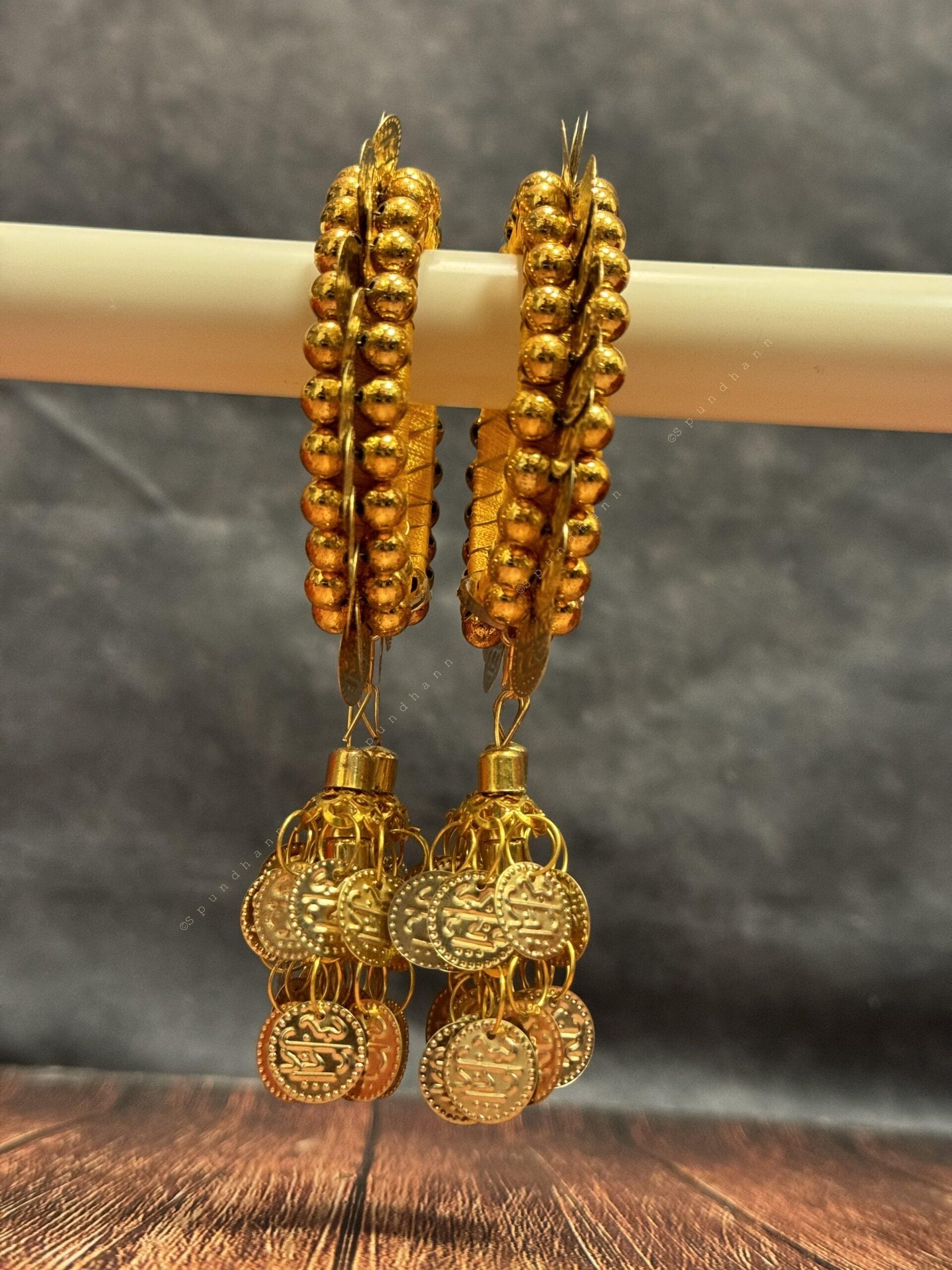 Free Size Coin Bangle Pack of 2