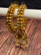 Free Size Coin Bangle Pack of 2