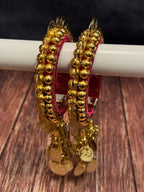 Free Size Coin Bangle Pack of 2