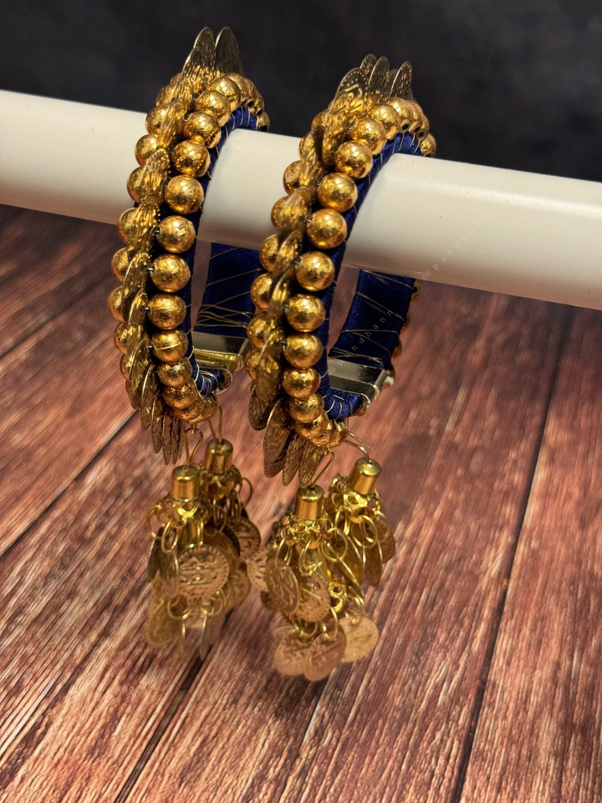 Free Size Coin Bangle Pack of 2