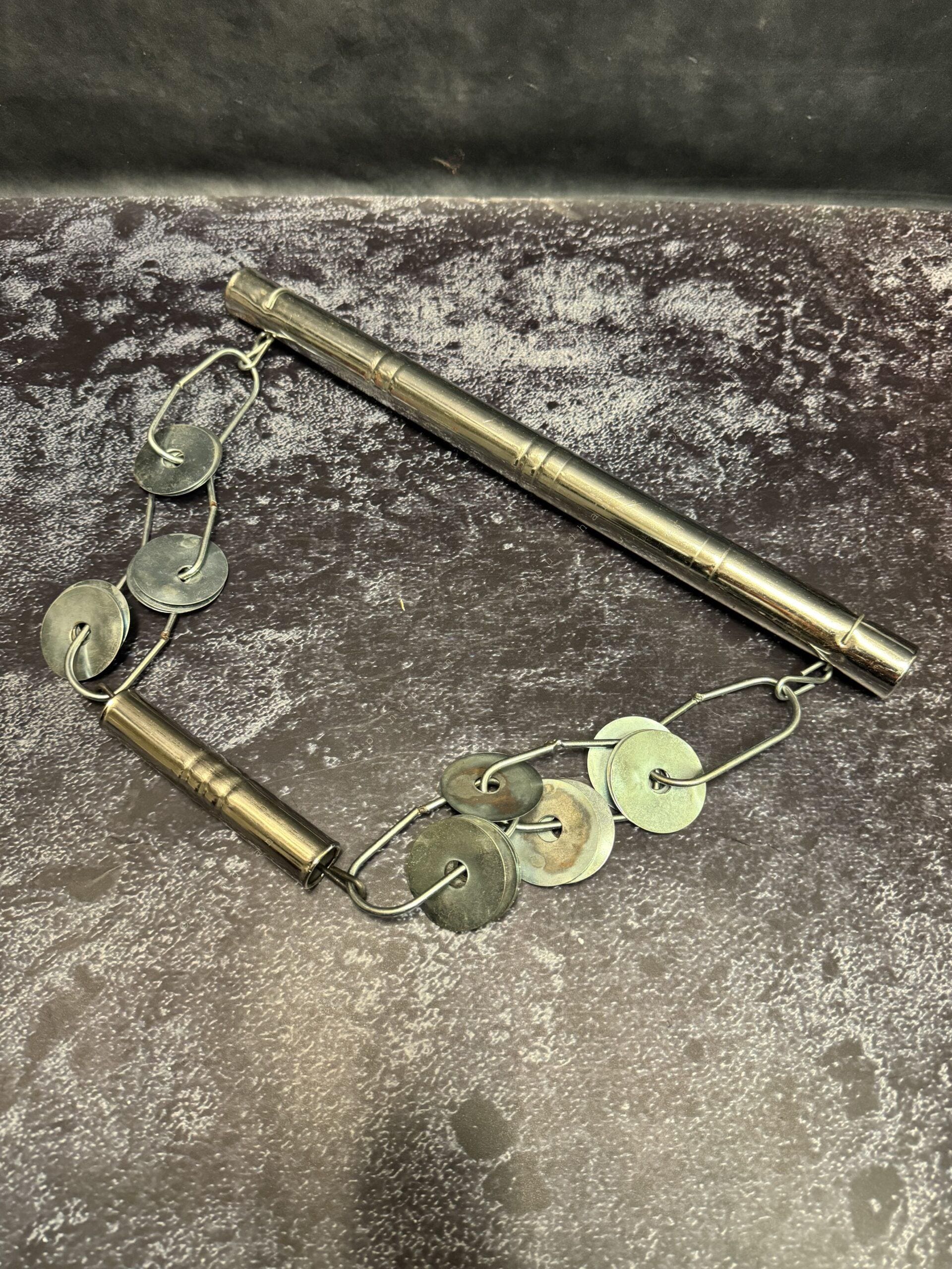 Stainless Steel Lezim instrument for dance