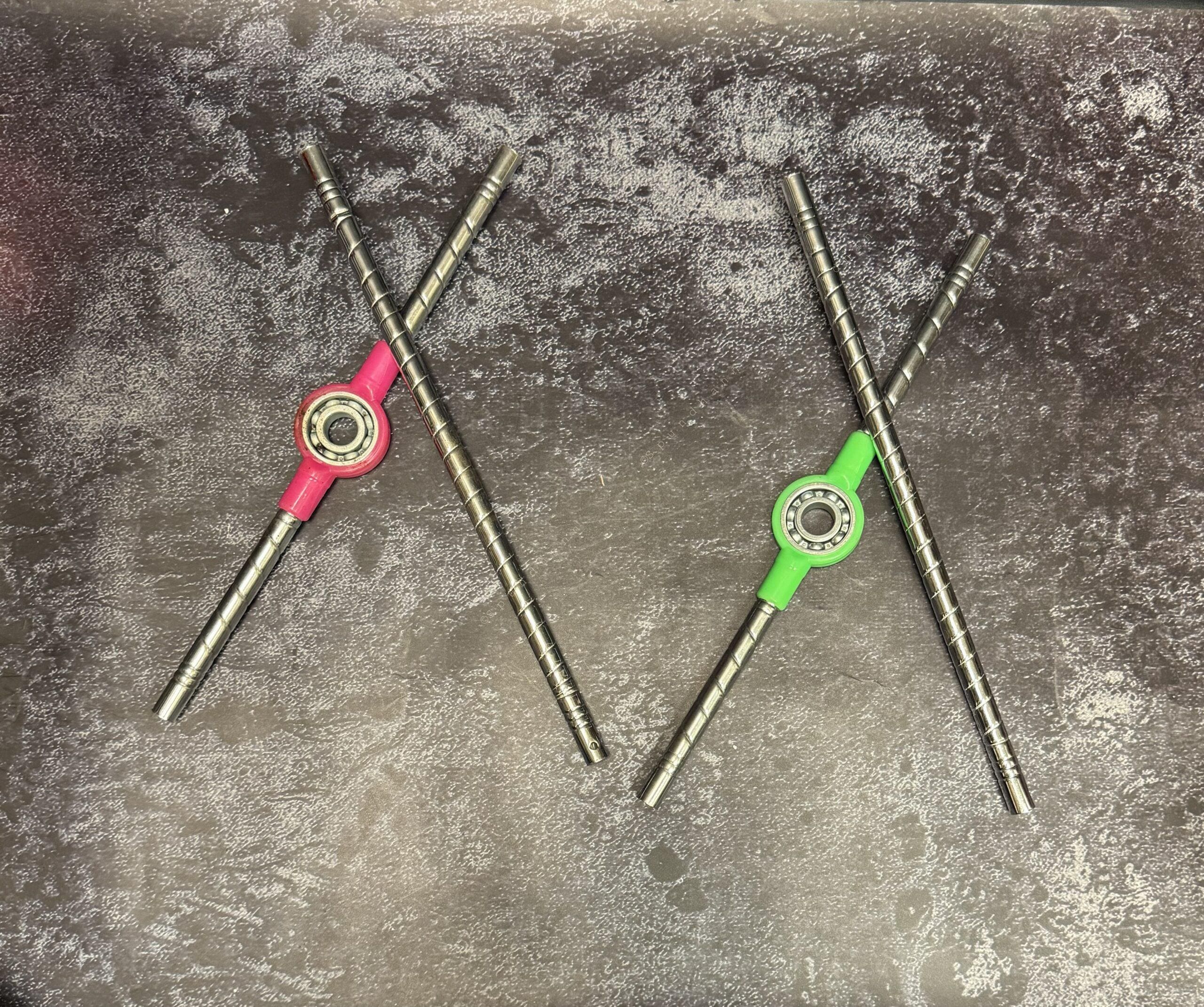 Stainless Steel Bearing Dandiya Sticks for Dance Garba Sticks (Pack of 2)