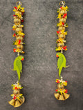 Parrot Gold Bead bell Dangler Pair