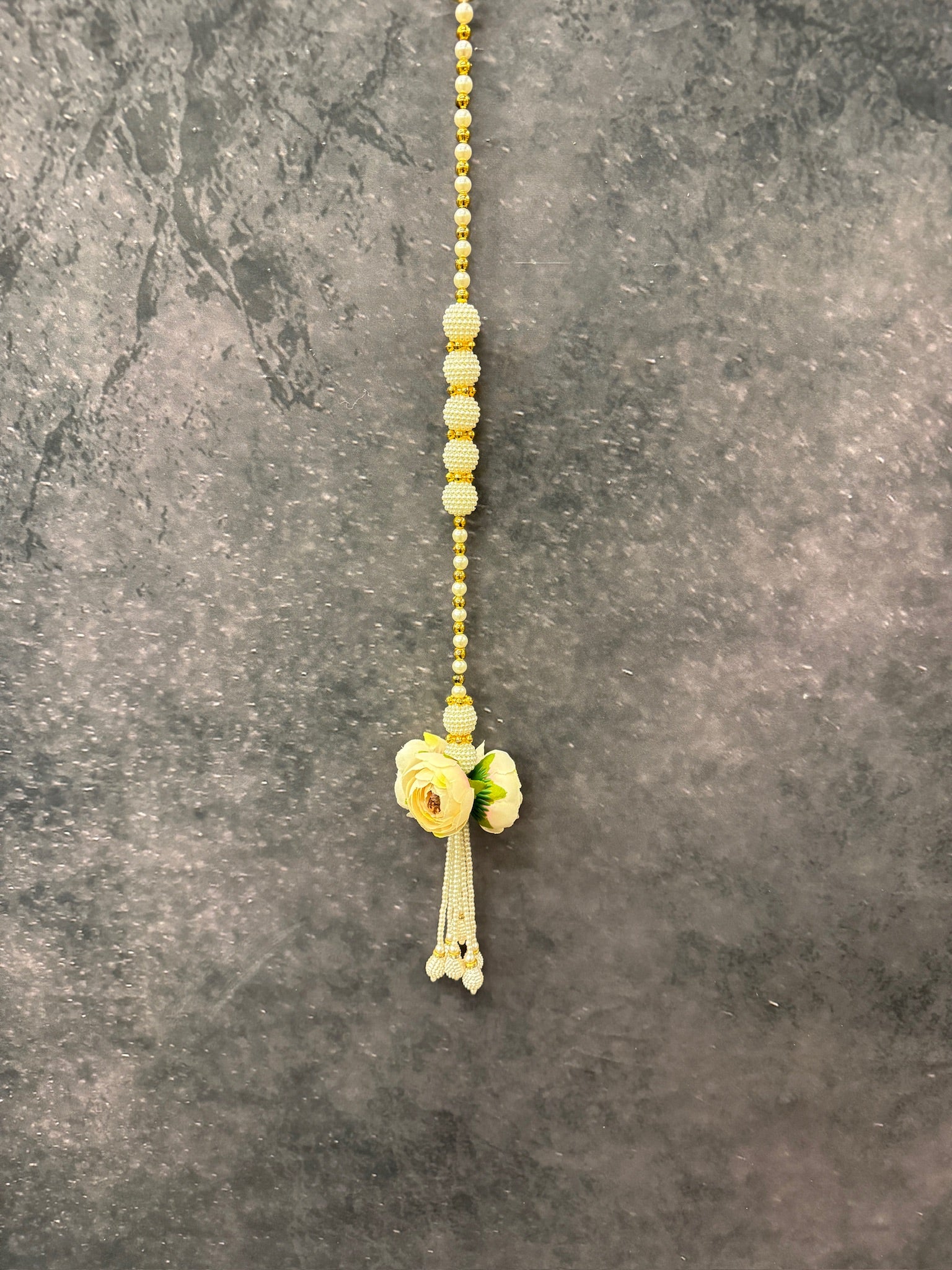 Pearl Bead Rose Tassel