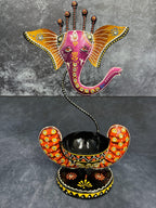 Decorative Ganesh Tea Light Holder