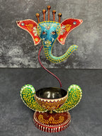 Decorative Ganesh Tea Light Holder