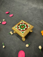 Square Meenakari Chowki