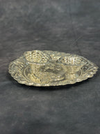 German Silver Puja Plate/Platter Set (Small and Mini)
