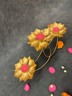 3-Lotus Standing Tea Light