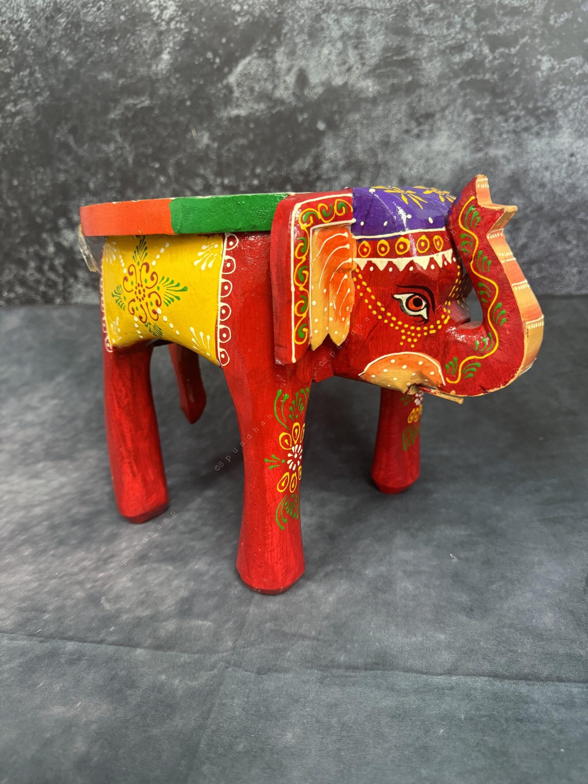 Colorful Elephant Chowki