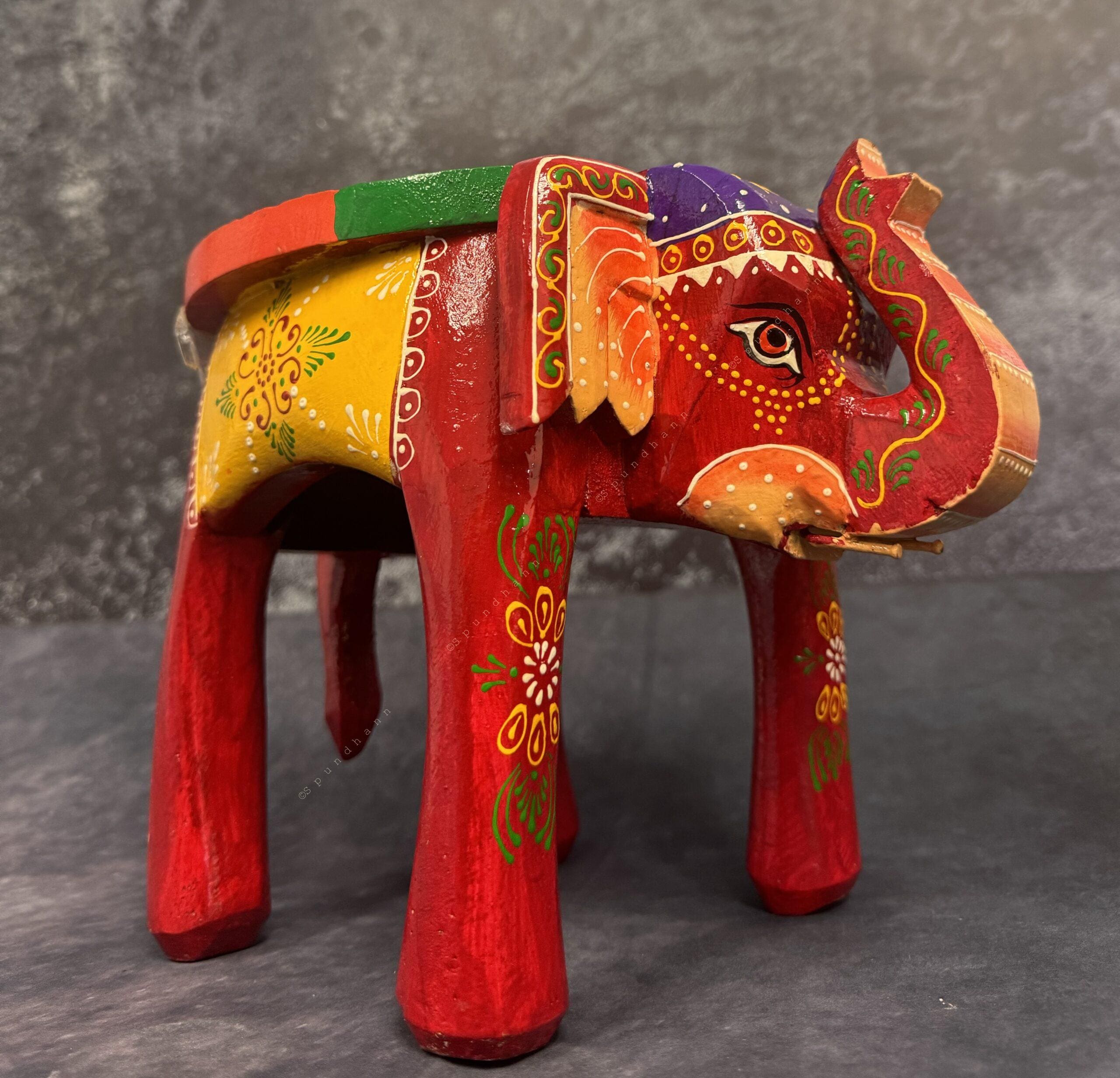 Colorful Elephant Chowki