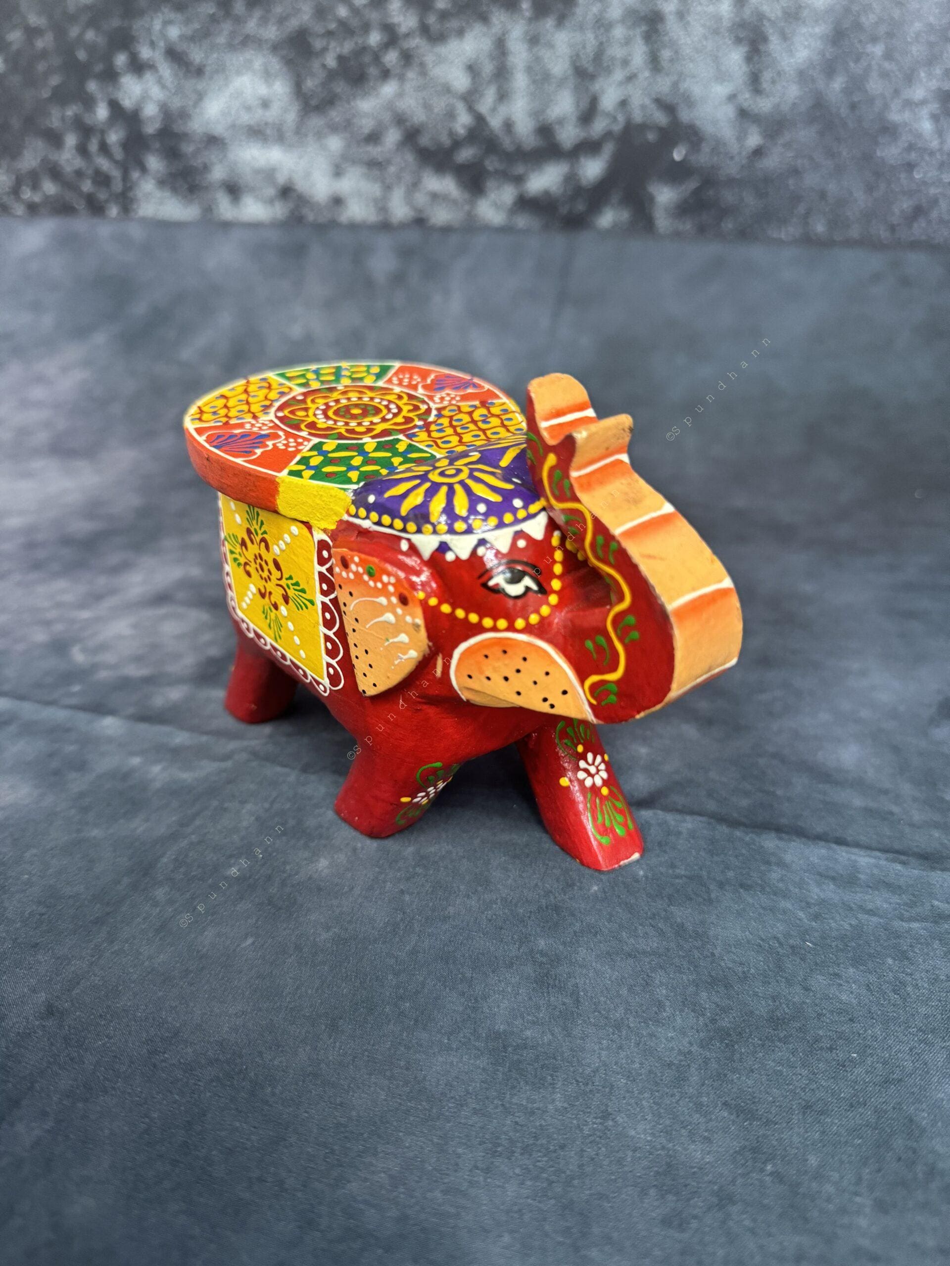 Colorful Elephant Chowki