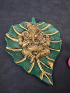 Leaf Ganesha Table Top Decor