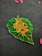 Leaf Ganesha Table Top Decor