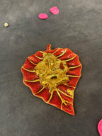 Leaf Ganesha Table Top Decor