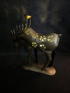 Deer Dhoop and Tea Light Holder Pair