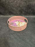 Circular Tray With Pichwai Art Picture 8