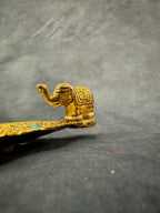 Feather Metallic Agarbatti Holder (Incense Stick Holder) Elephant