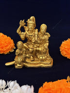 Shiv Parvati Murti in Brass