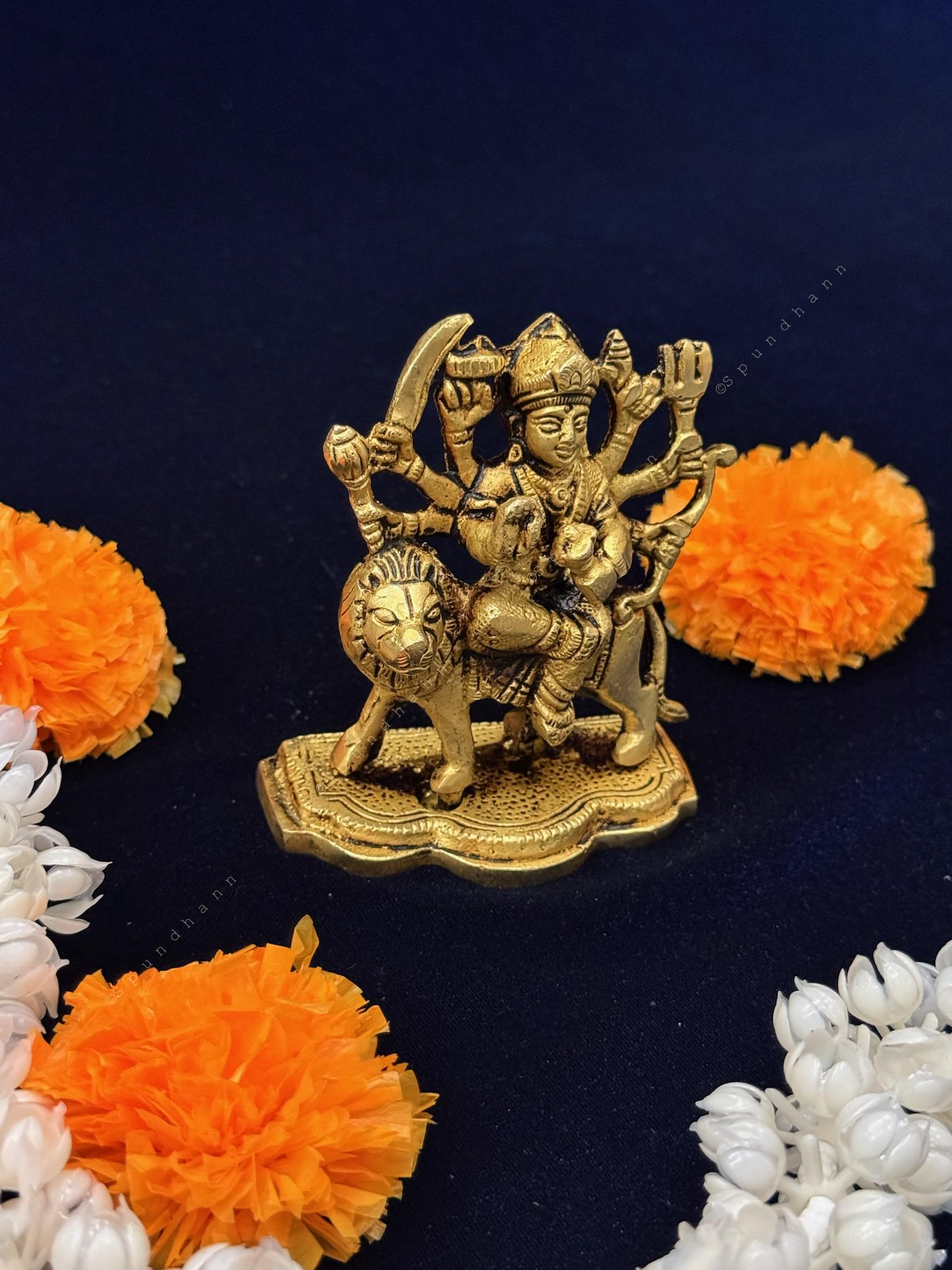 Maa Durga in Brass