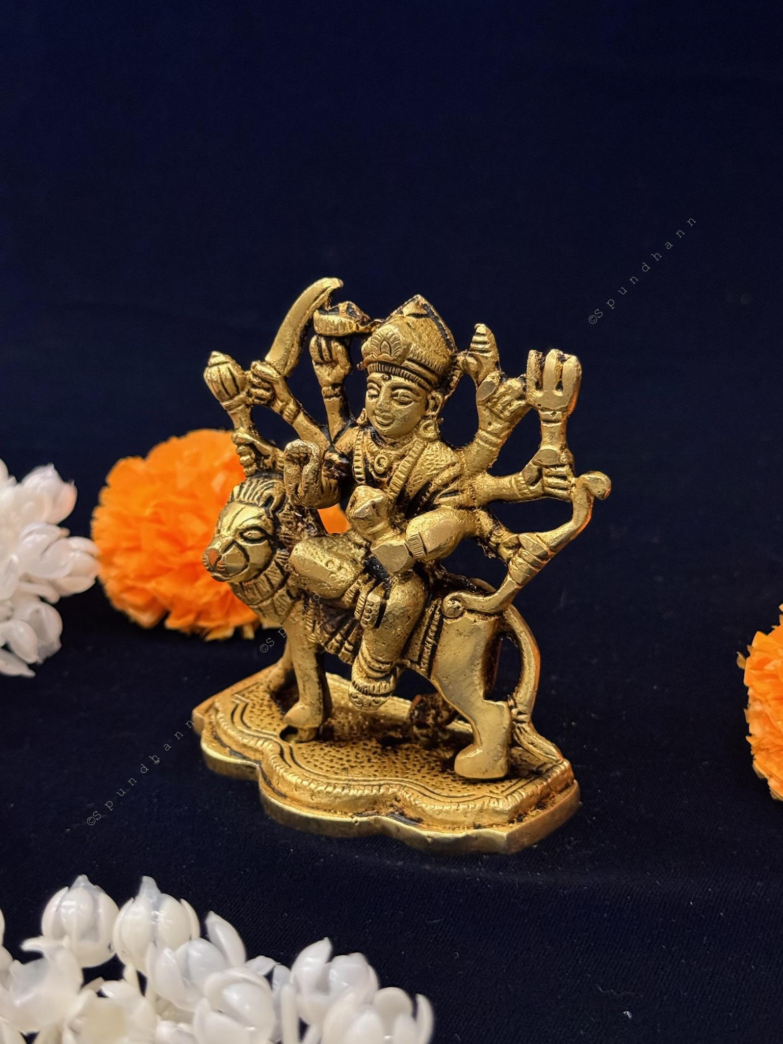 Maa Durga in Brass