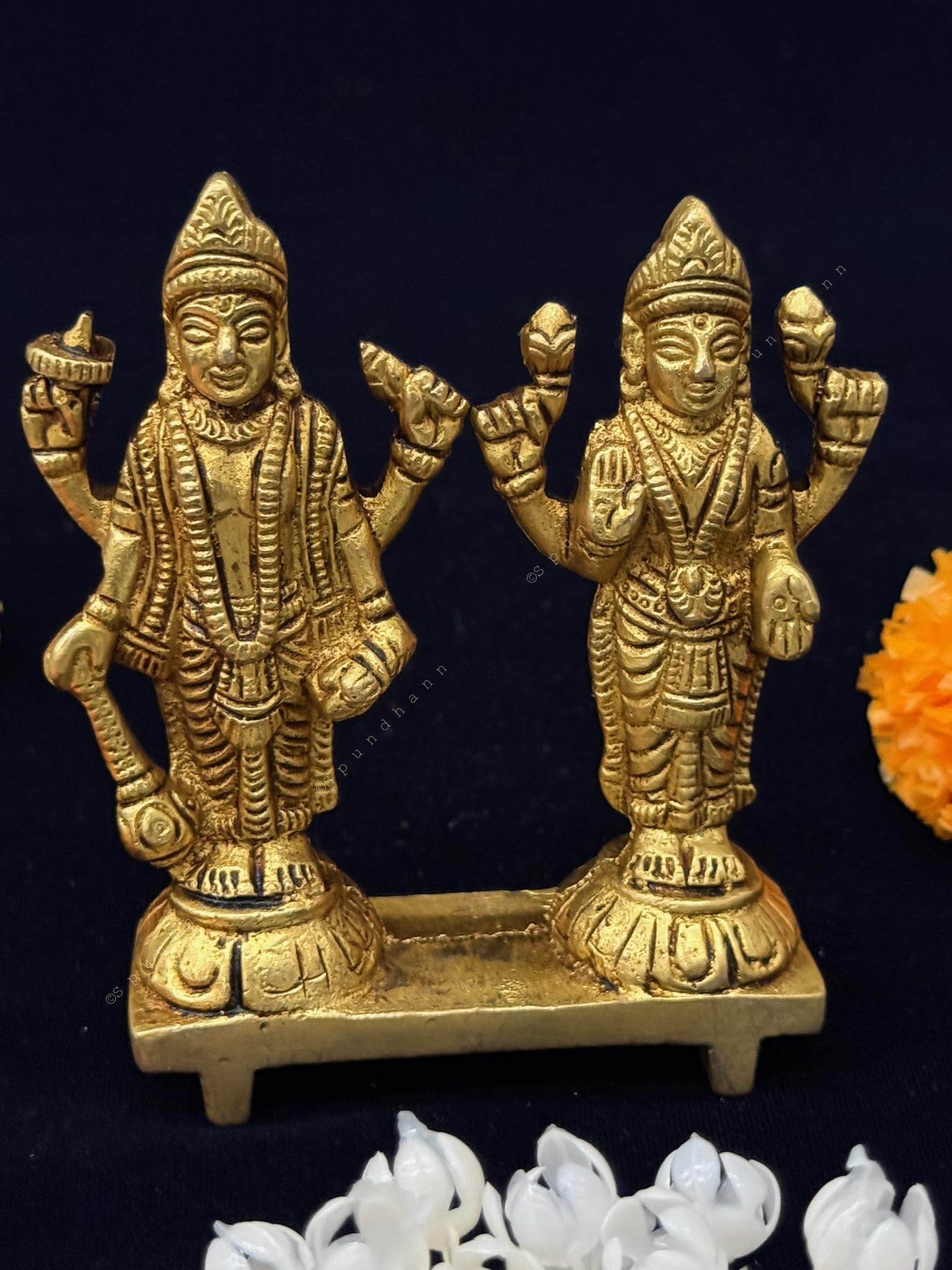 Laxmi Narayan Murti in Brass
