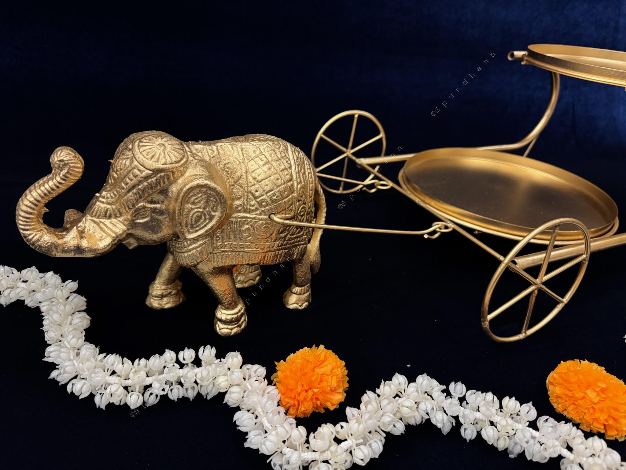 Elephant Cart Platter
