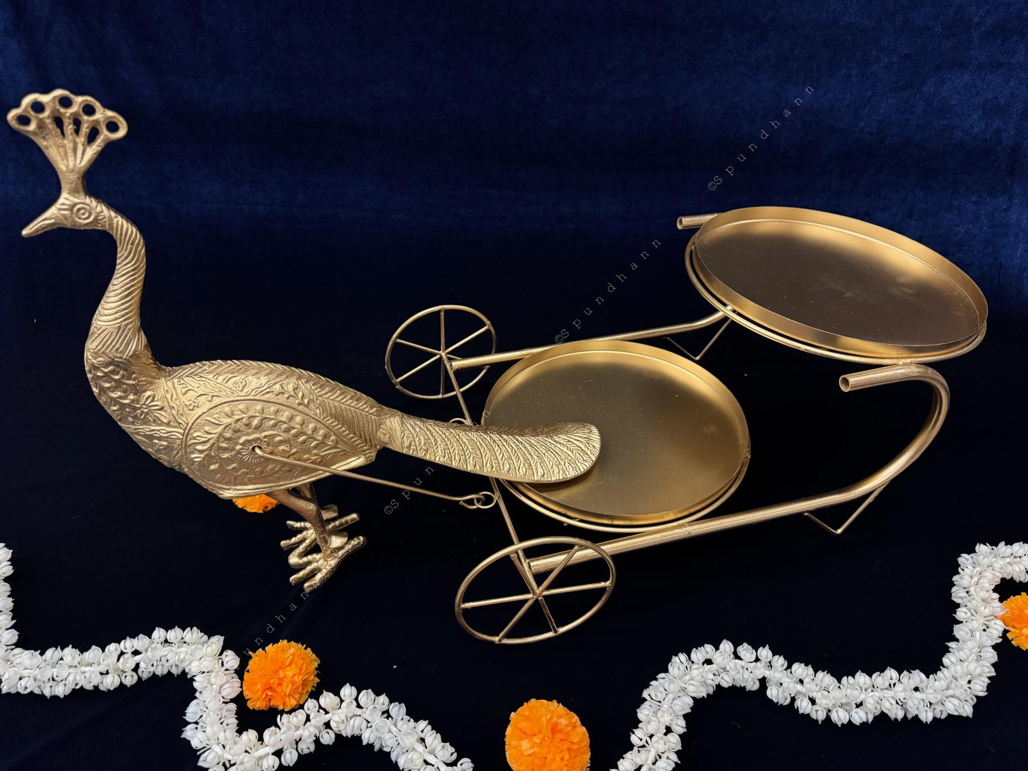 Peacock Cart Platter
