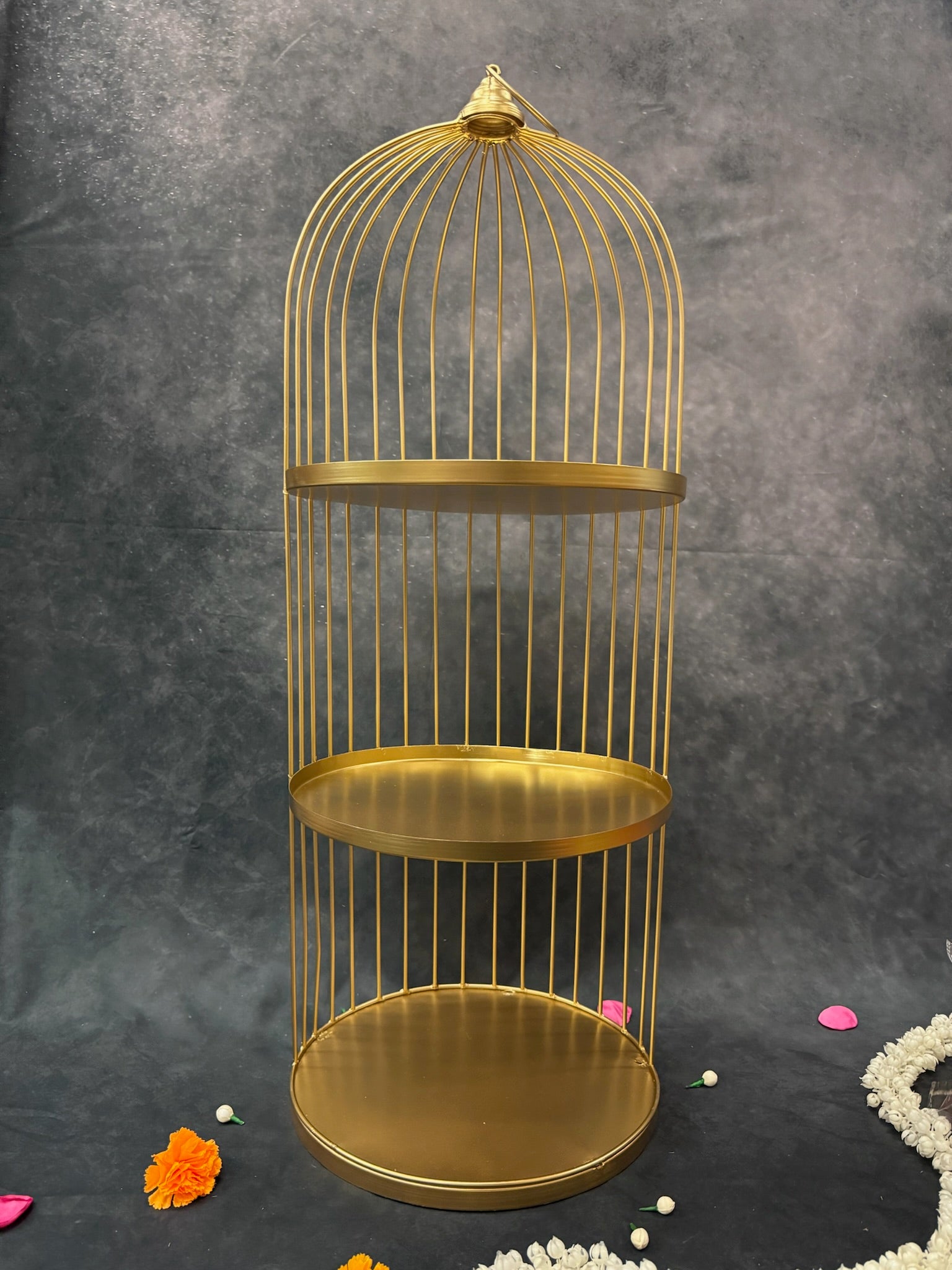 3-layer Bird Cage Standing Platter
