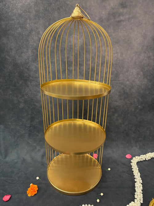 3-layer Bird Cage Standing Platter