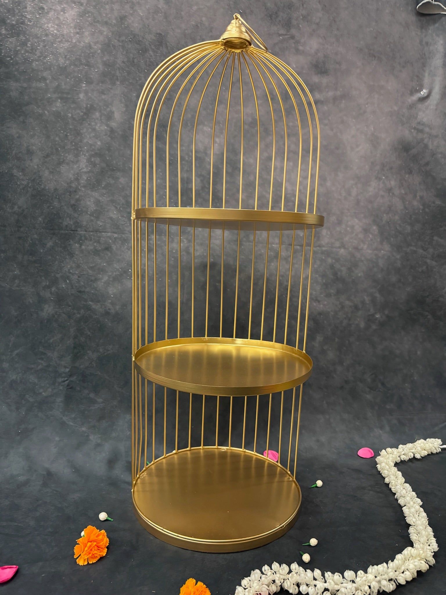 3-layer Bird Cage Standing Platter