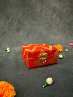 Square Zari V Print Gift Box