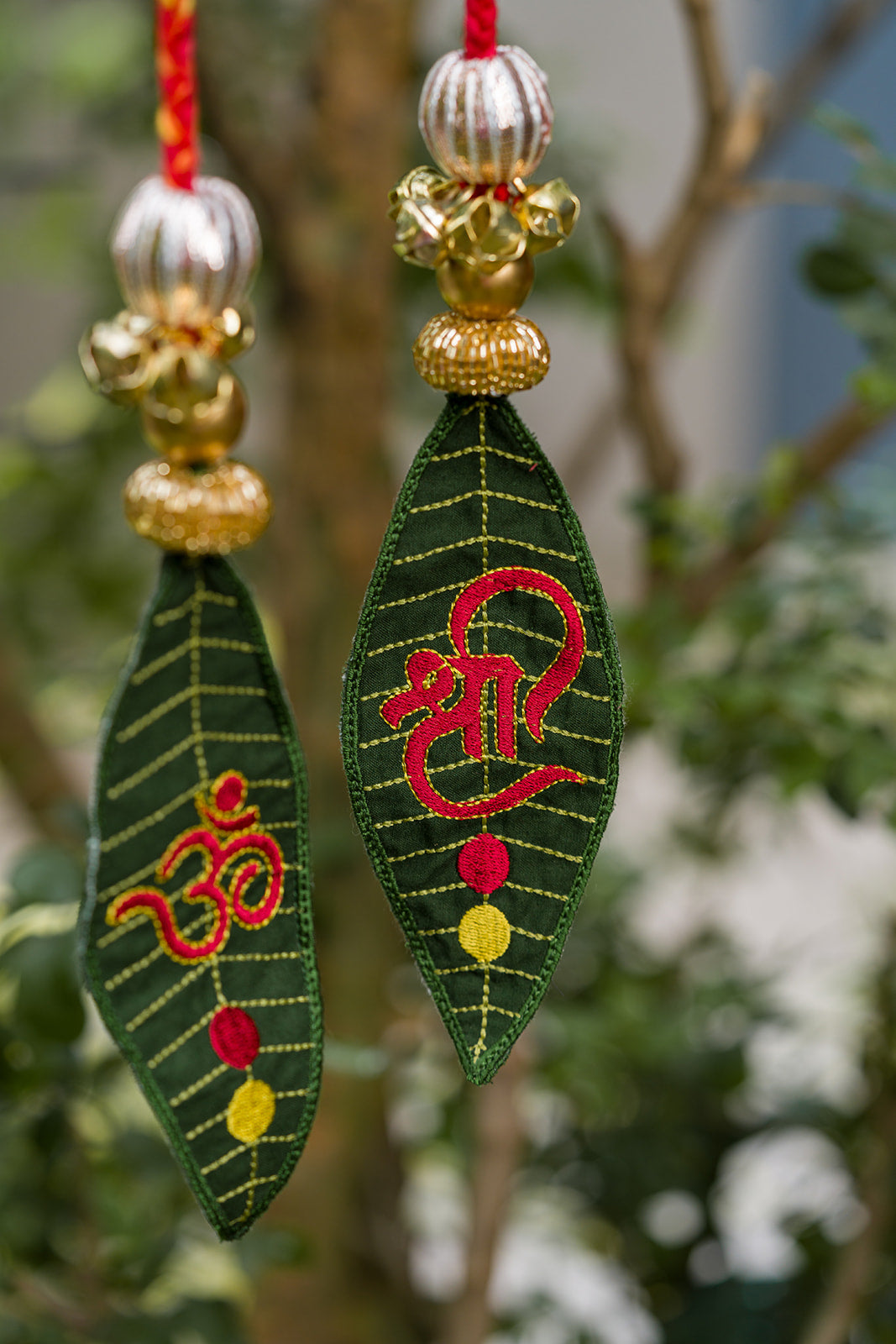 Mango Leaf Hangings - Set of 2