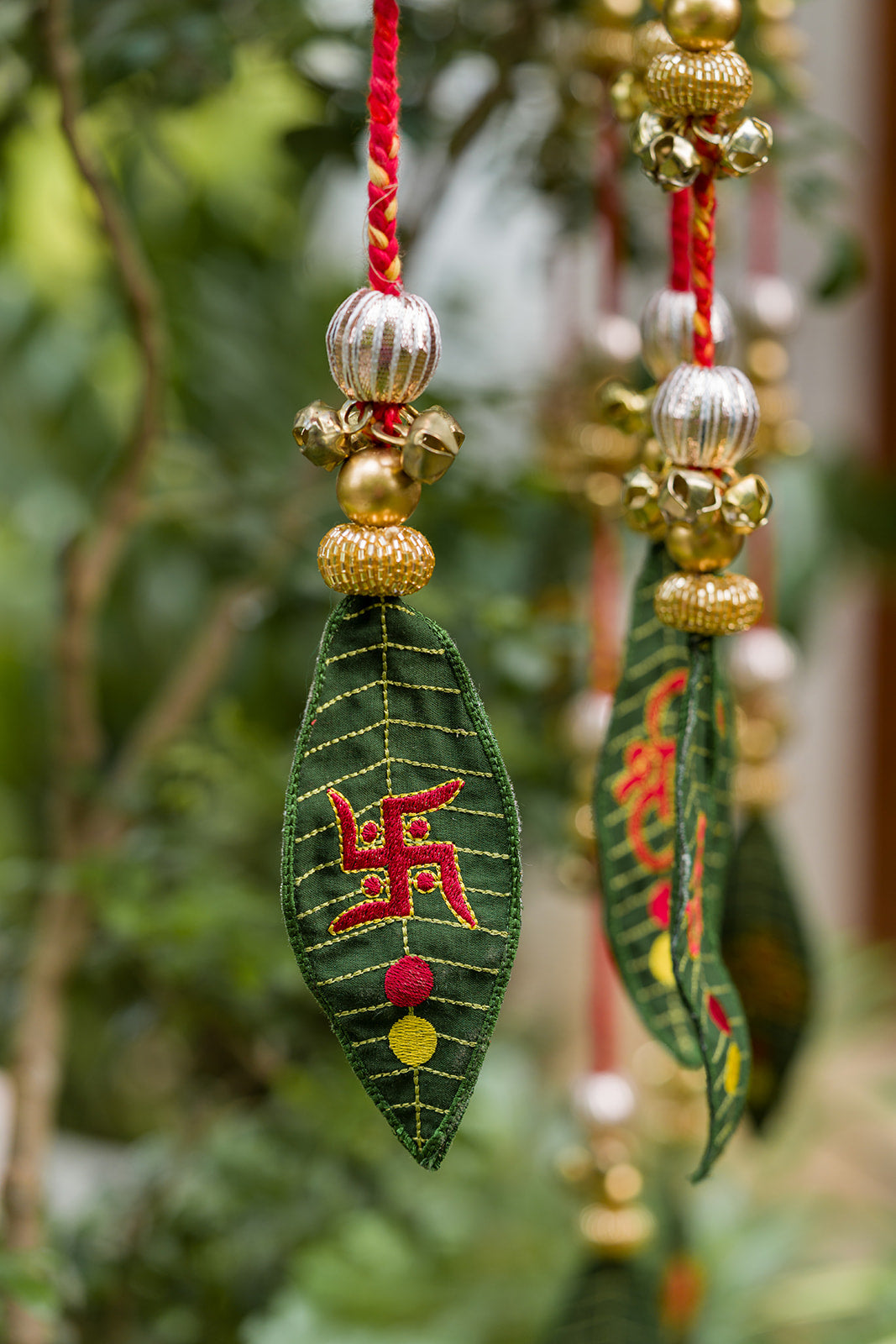 Mango Leaf Hangings - Set of 2