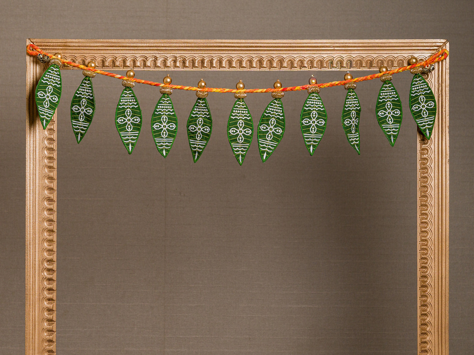 Kolam Mango Leaf Toran | Door Decoration