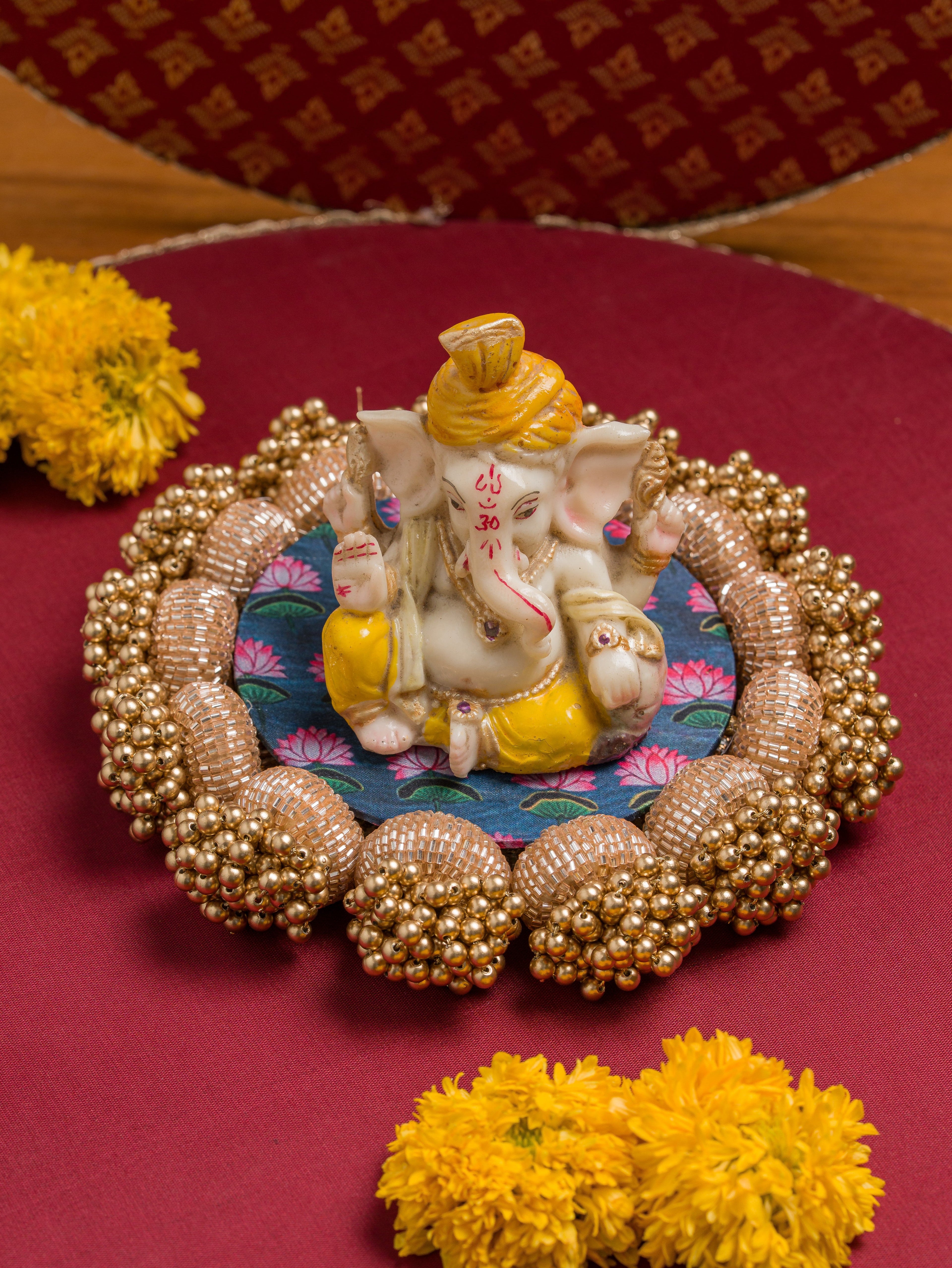 Diva Diya : Mirror + Idiosyncratic Divine Pichwai