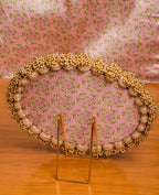 Shrinathji: Glass Beaded OG Inflorescence Divine Pichwai