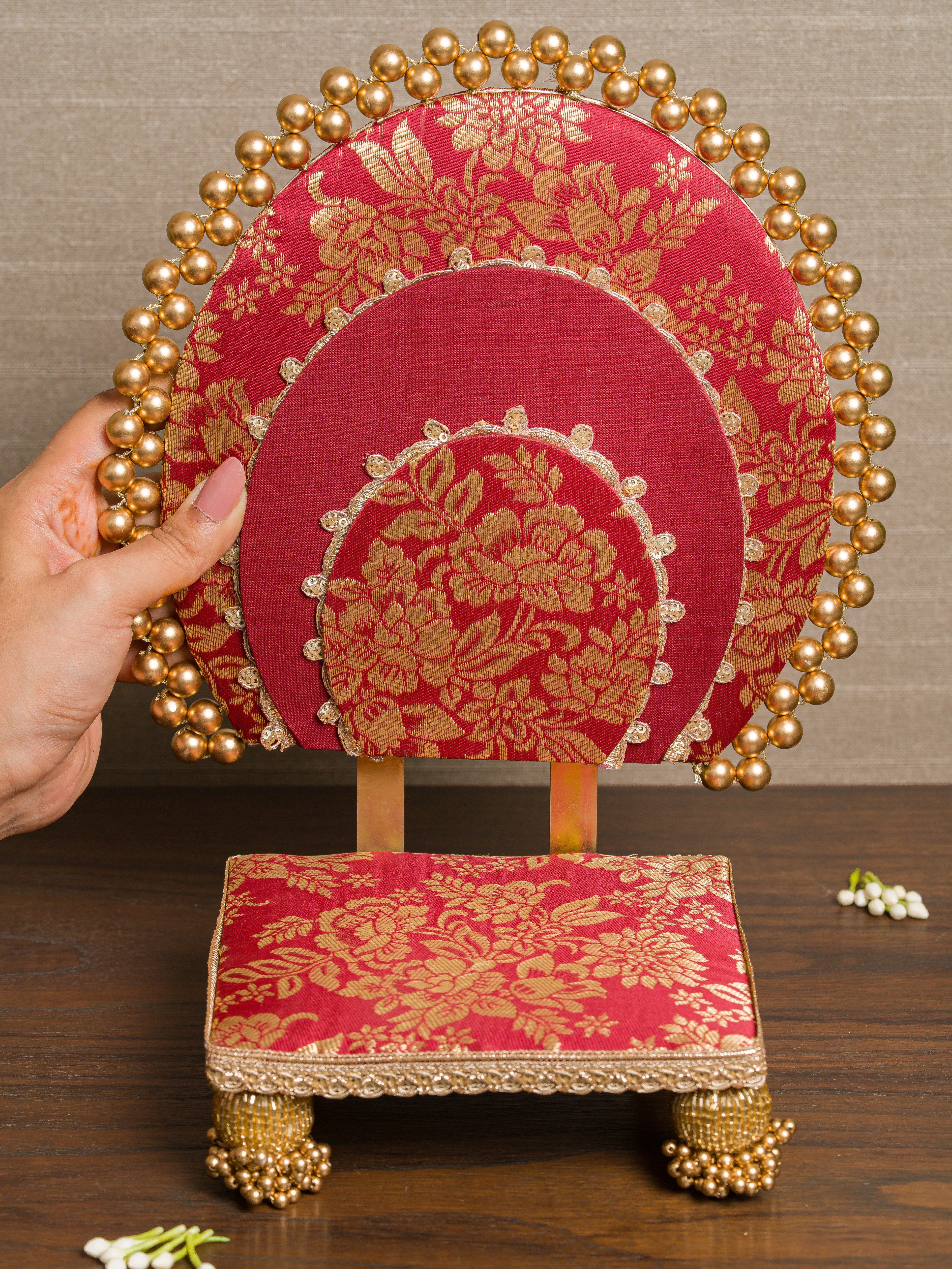 Gulab Detachable Petite Sinhasan | Classic
