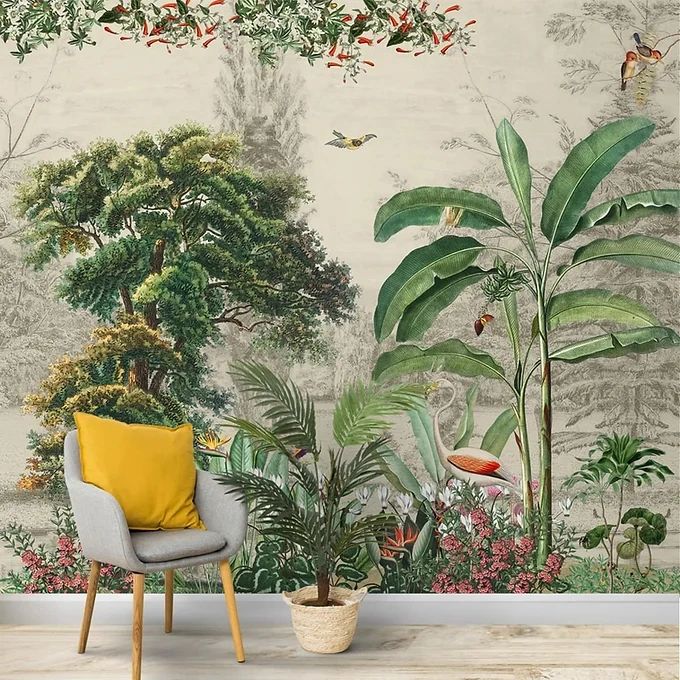 Life n Colors: Jhurmut- Tropical Theme Designer Wallpaper