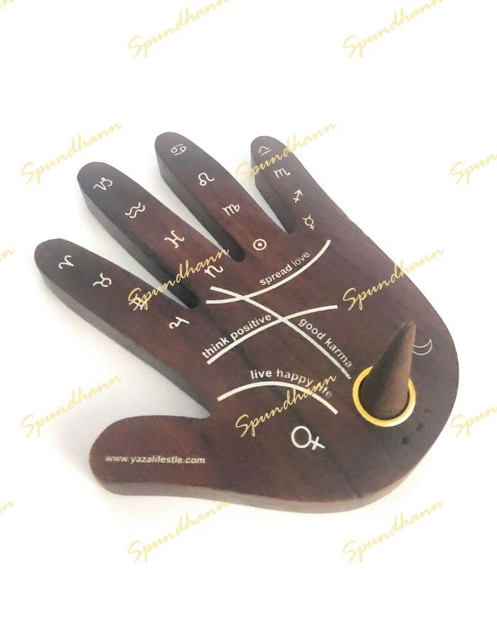 Palmistry Incense Cone Holder