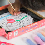 Make Your Own Rangoli Mandala Sand Art Kit - 4 cardboard coasters