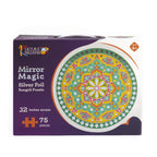 Mirror Magic Silver Foil Rangoli Puzzle - 75 pcs