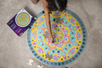 Mirror Magic Silver Foil Rangoli Puzzle - 75 pcs